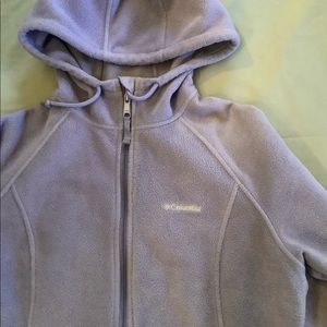 Columbia hooded fleece jacket